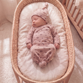 Organic Kimono Knotted Sleep Gown - Rosebud