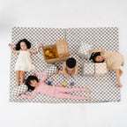 Checker Pepper Organic Cotton Mat
