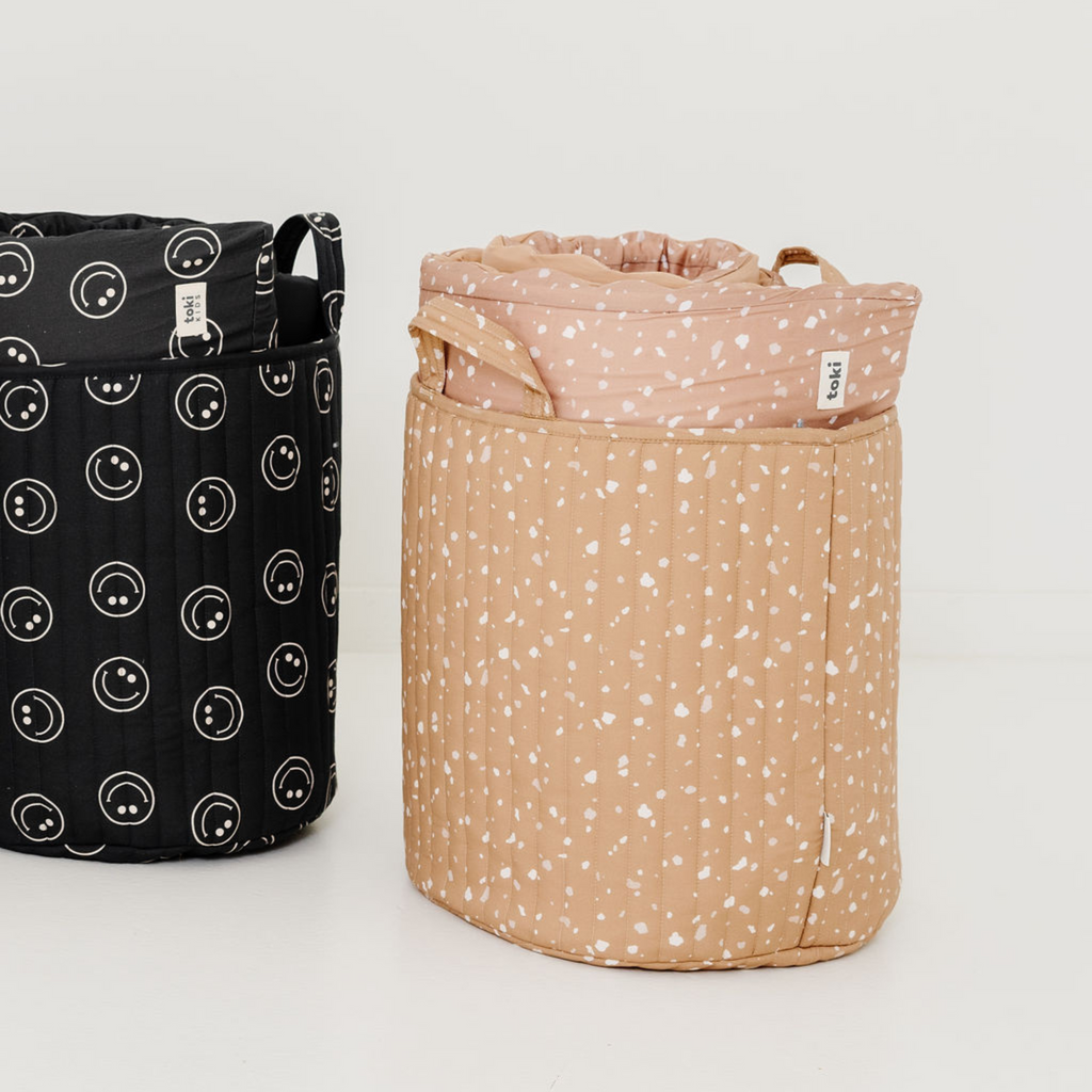 Terrazzo Clay Storage Basket