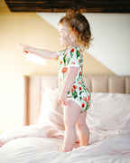 Strawberry Organic Cotton Short Sleeve One Piece