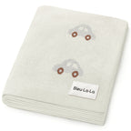 100% Cotton Luxury Knit Car Swaddle Blanket