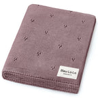 Organic Pointelle Luxury Knit Swaddle Blanket