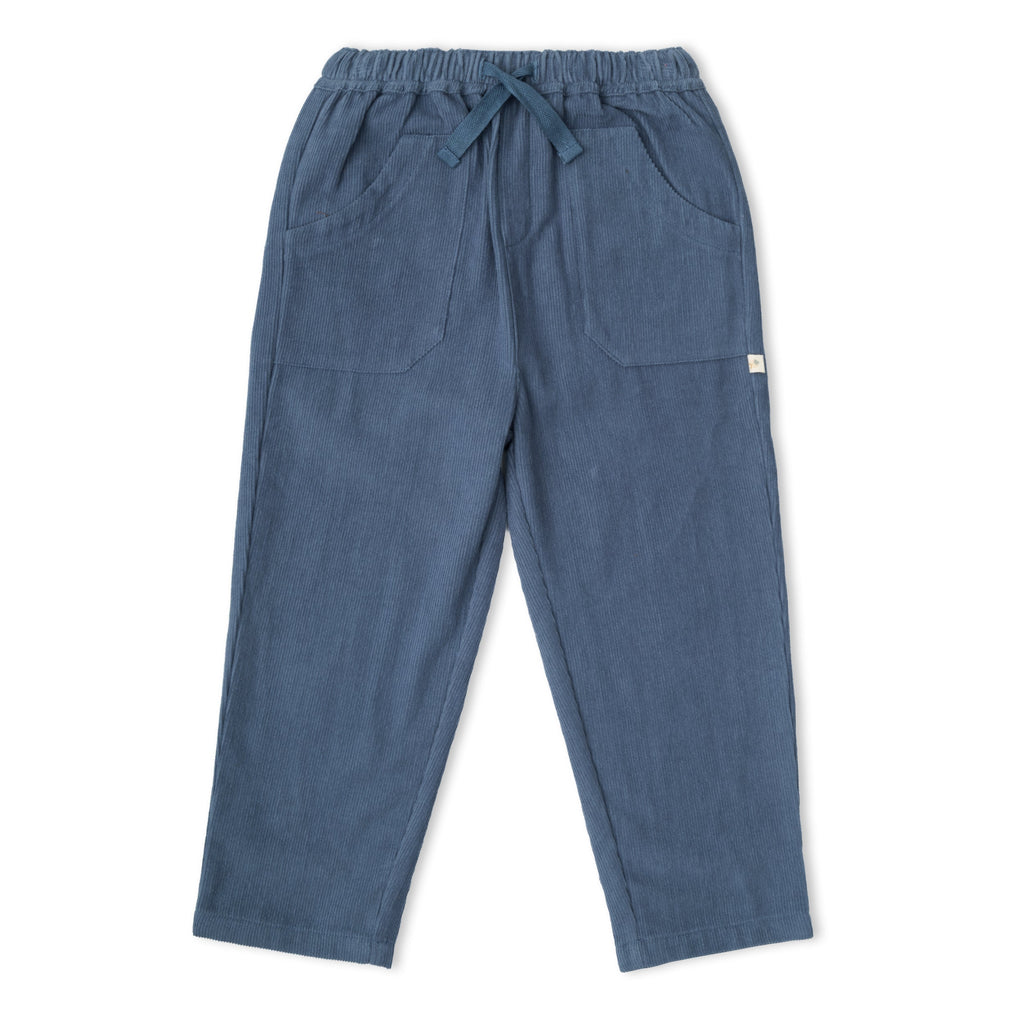 Organic Corduroy Pants - Navy