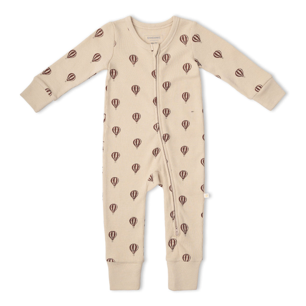 Organic 2-Way Zip Romper - Ballon Voyage