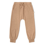 Organic Fleece Jogger Pants - Taupe