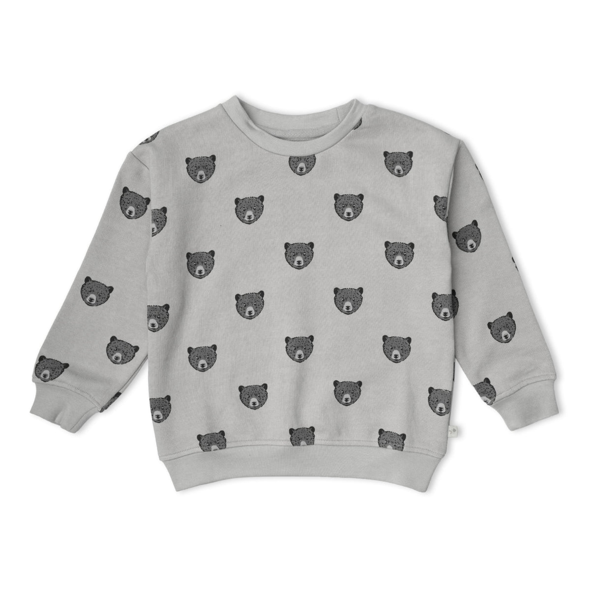 Organic Fleece Sweatshirt - Woodland Bear