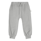 Organic Fleece Jogger Pants - Grey