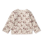 Organic Quilted Buttoned Jacket - Wildrose