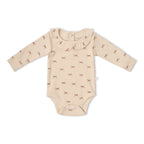Organic Ruffle Collar Onesie & Pants Set - Tiny Bows