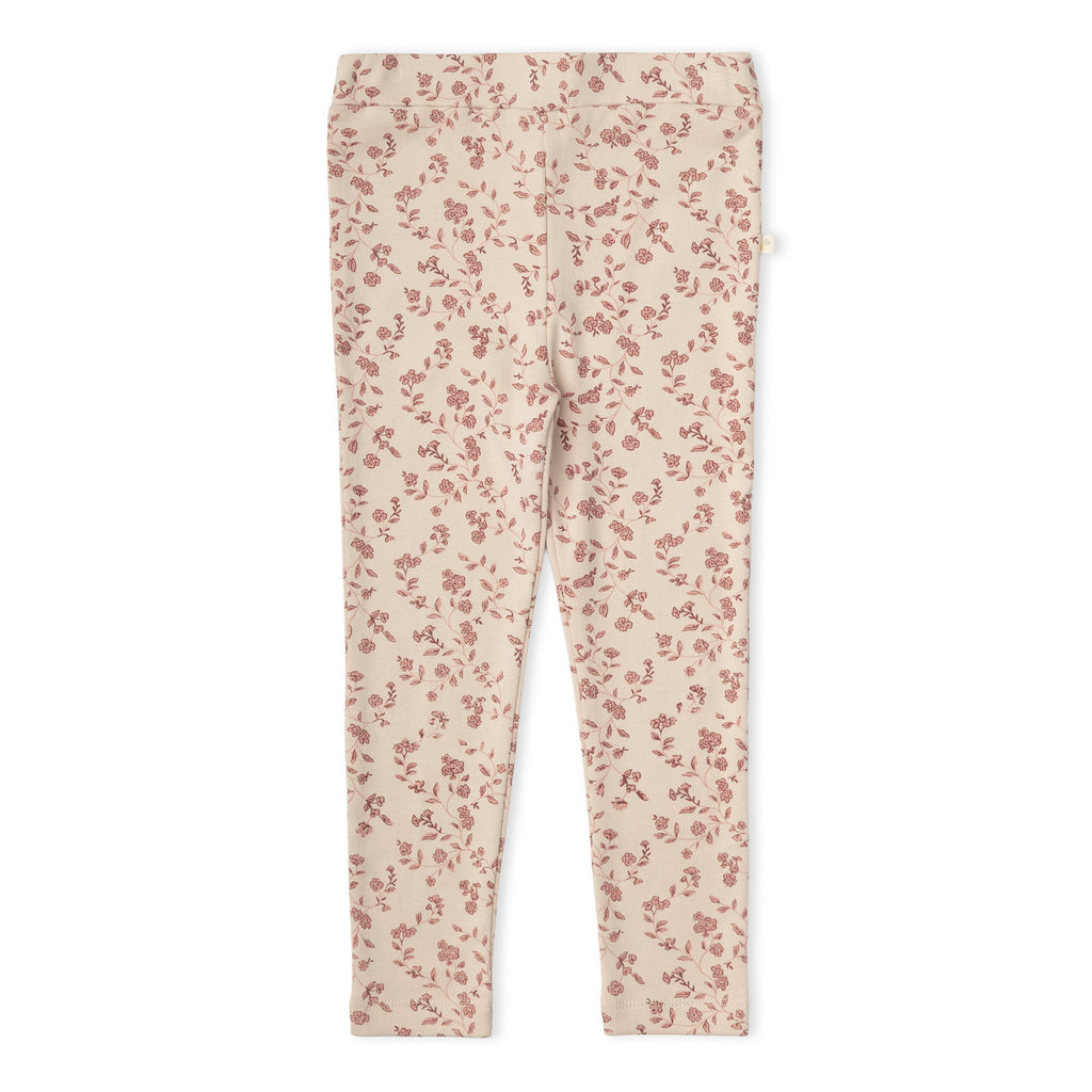 Organic Legging Set of 2 - Petal Whispers + Dusty Rose