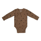 Organic Kimono Onesie & Pants Set - Apple