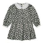 Organic Collar Tiered Dress - Twilight Meadow