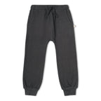 Organic Fleece Jogger Pants - Charcoal