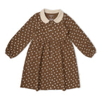 Organic Collared Dress - Chestnut Bloom