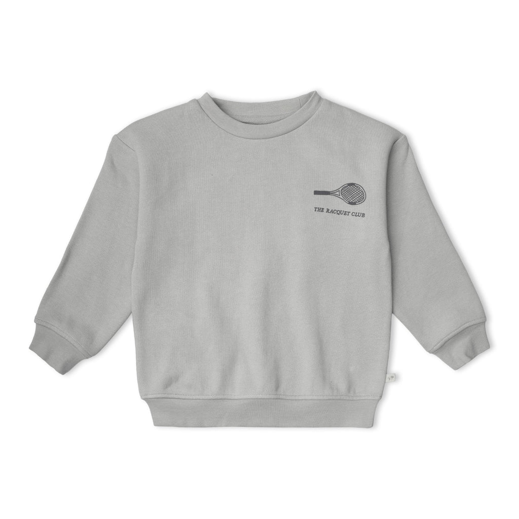 Organic Fleece Sweatshirt - Tennis