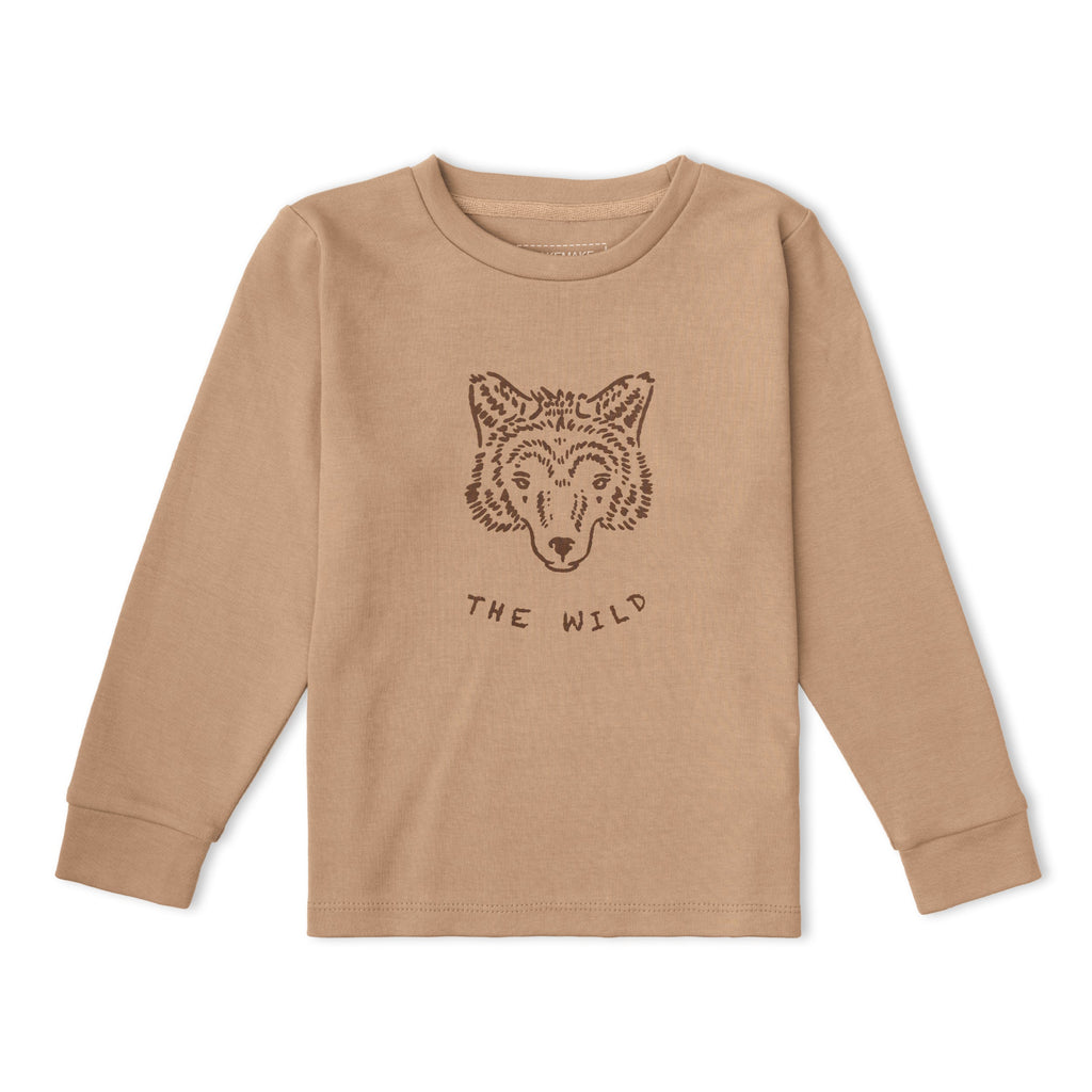 Organic Long Sleeve Tee - Fox