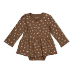 Organic Bodysuit Dress & Leggings Set - Primrose