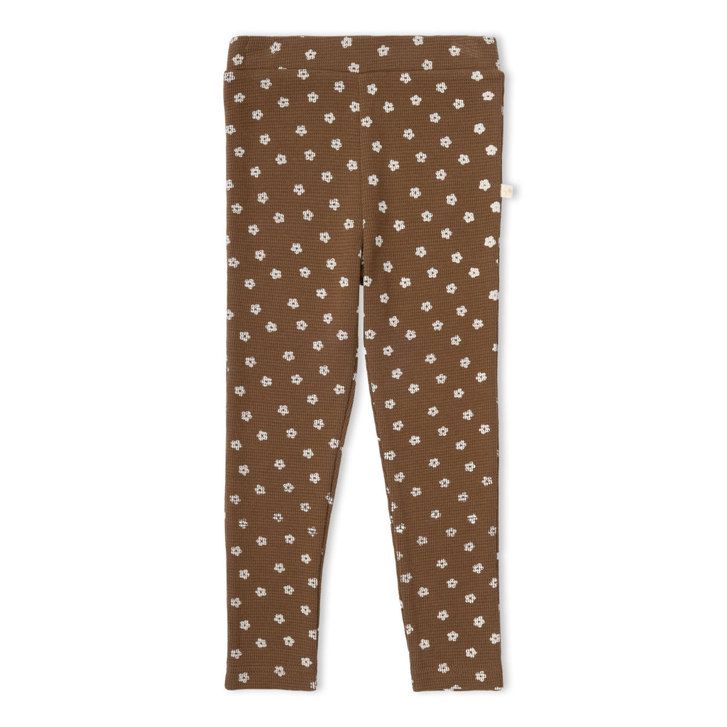Organic Legging Set of 2 - Chestnut Bloom + Brown