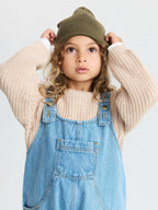 The Oversized Denim Dungaree Kids