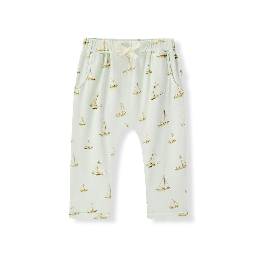 Sailboat Melody Organic Cotton Jogger Pants