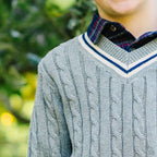 V-Neck Cricket Sweater - Baby