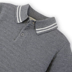 Short Sleeve Organic Sweater Polo - Baby