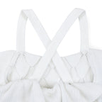Ruffle Sweater Romper