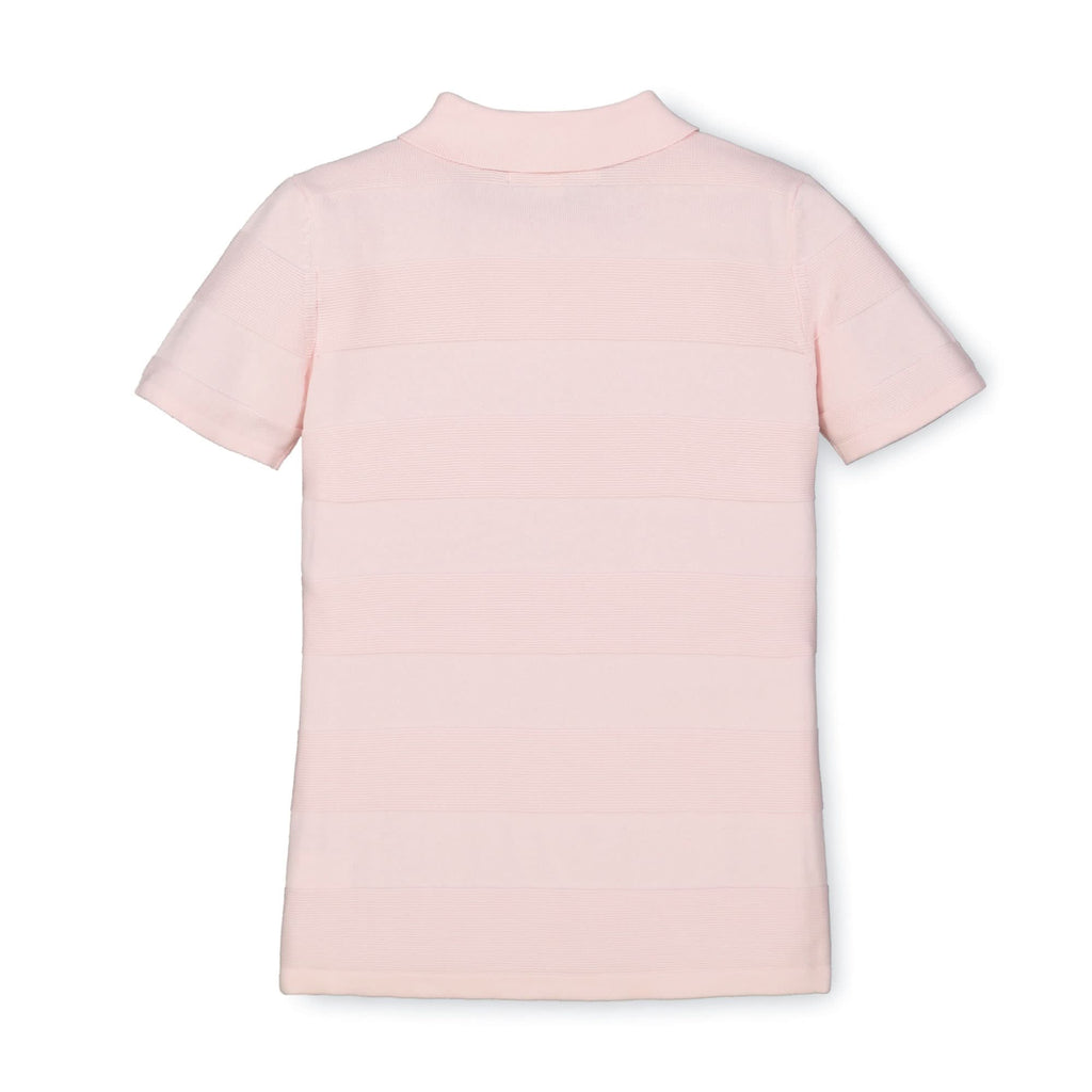 Short Sleeve Organic Sweater Polo - Baby