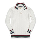 Organic Mock Neck Cable Sweater - Baby