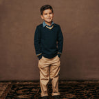 Organic V-Neck Sweater - Baby
