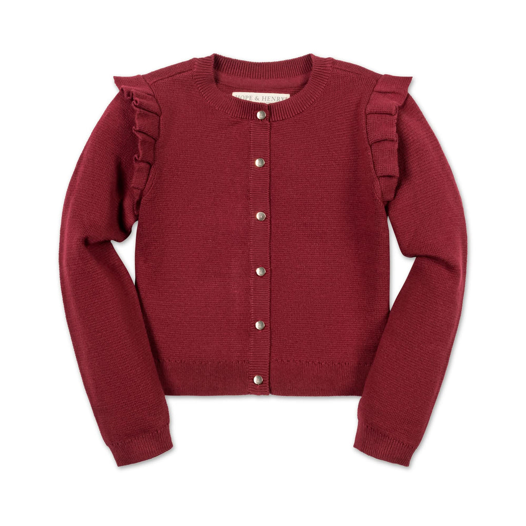 Organic Milano Ruffle Cardigan