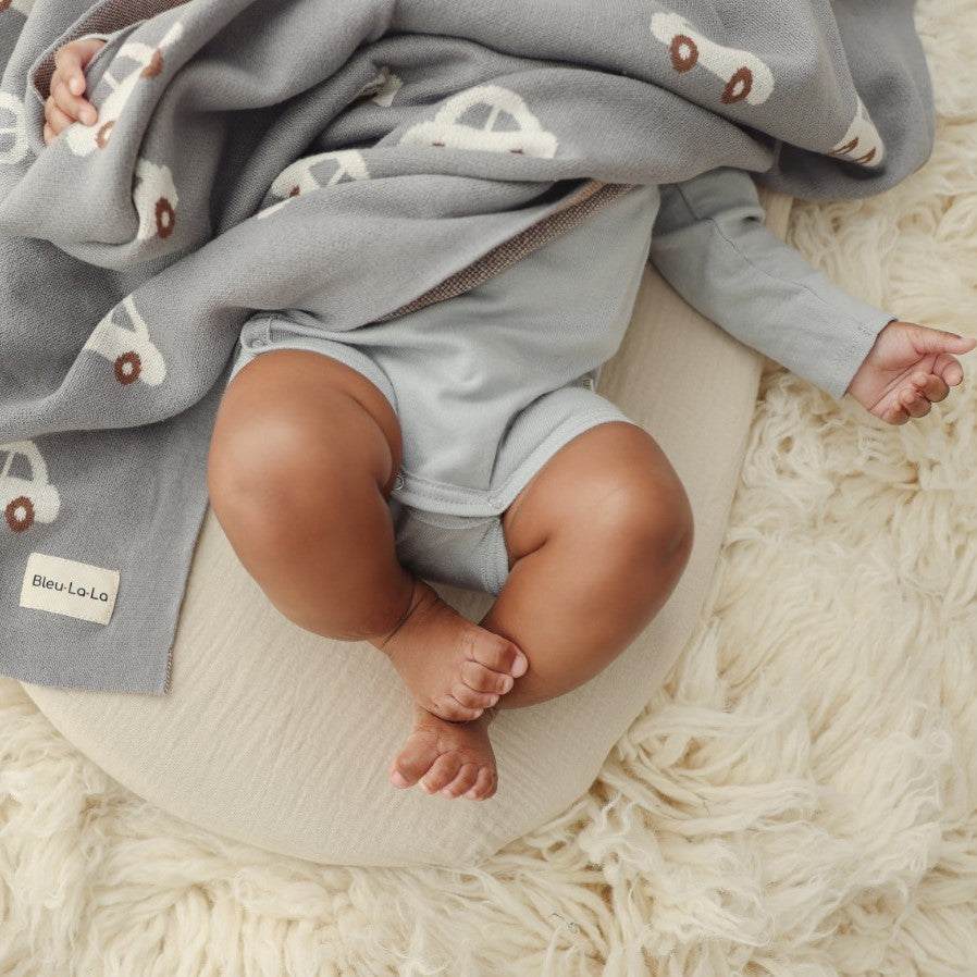 100% Cotton Luxury Knit Car Swaddle Blanket