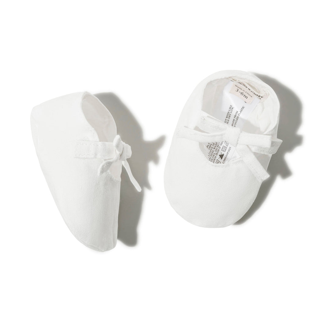 Linen Bow Soft Shoe