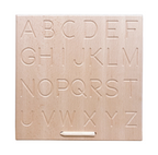 **Pre-Order (Ships in 2–3 Weeks)** Wooden Reversible Alphabet Tracing Board – ABC Upper & Lowercase Learning Aid