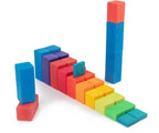 100-Piece Large Stepped Counting Building Block Set - Primary (Stained)