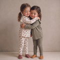 Organic Legging Set of 2 - Winter Berry + Olive