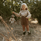 Organic Corduroy Skirt - Brown