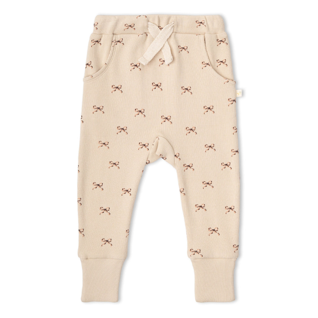 Organic Ruffle Collar Onesie & Pants Set - Tiny Bows
