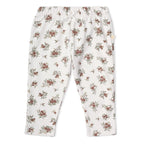 Organic Ruffle Bodysuit & Pants Set - Winter Berry