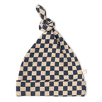 Organic Knotted Baby Gown - Midnight Check