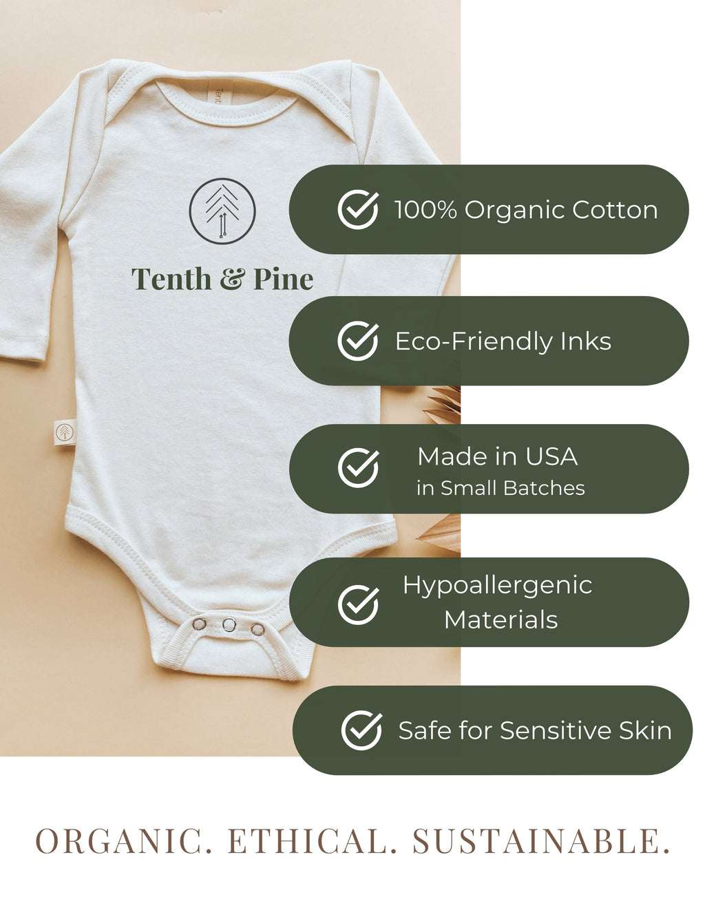 Mini Organic Bodysuit Long Sleeve