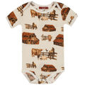 Homestead Organic Cotton Short Sleeve One Piece