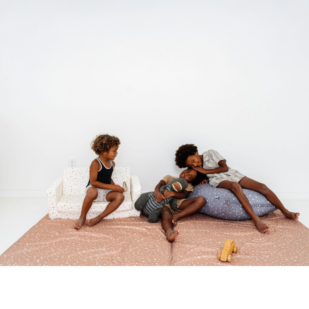 Terrazzo Clay Organic Cotton Mat
