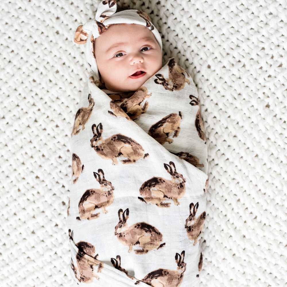Strawberry Organic Cotton Swaddle