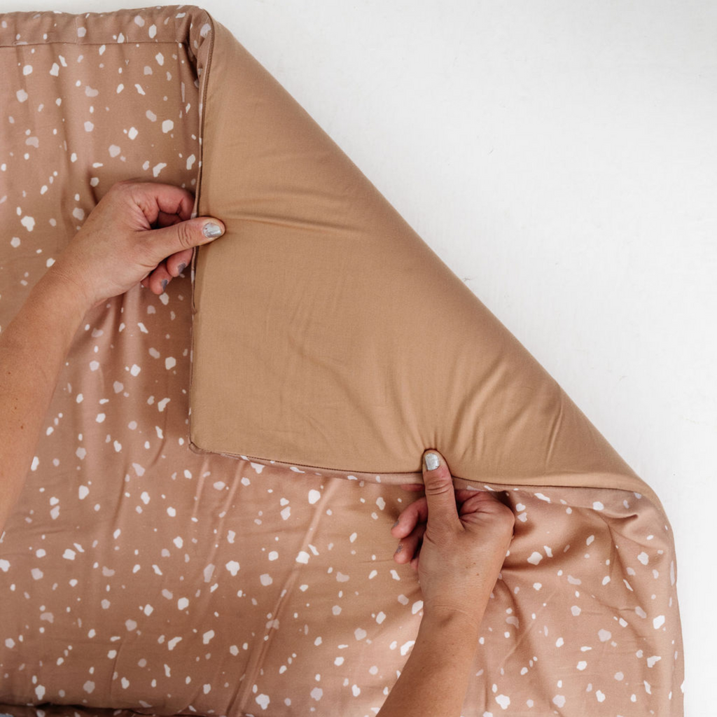 Terrazzo Clay Organic Cotton Mat