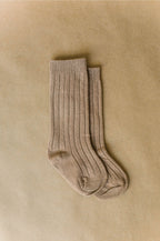 Back to School Brown-Knee high socks
