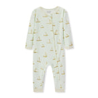 Sailboat Melody Organic Cotton Zipper Pajama