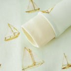 Sailboat Melody Organic Cotton Zipper Pajama