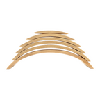 **Pre-order (Ships in 2-3 Weeks)** 6-Piece Wooden Bridge Building Blocks – Natural