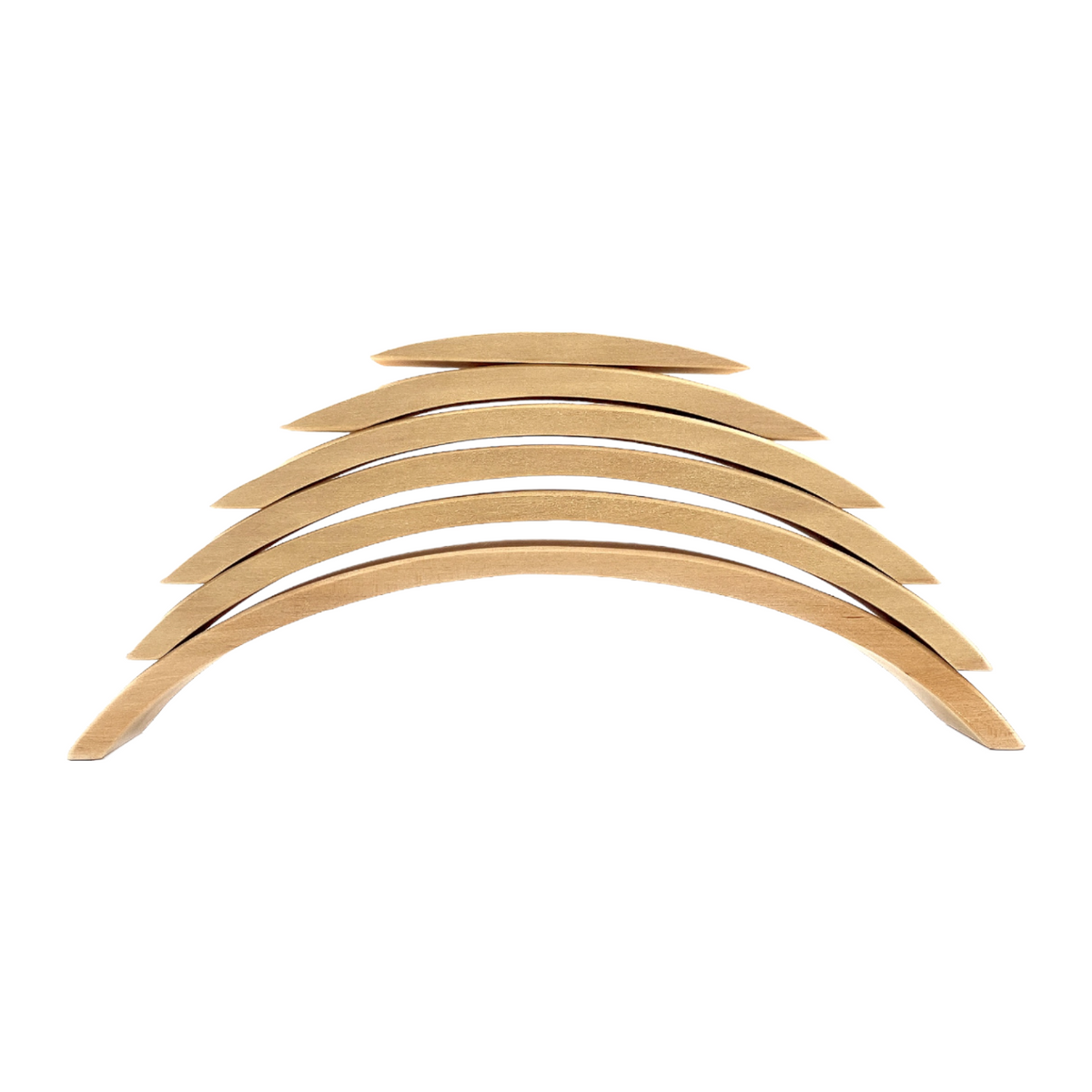 **Pre-order (Ships in 2-3 Weeks)** 6-Piece Wooden Bridge Building Blocks – Natural